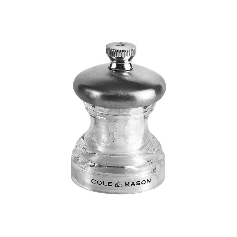 Набор мельниц для перца и соли Cole & Mason Button Mill 6,5см, 2шт, стекло