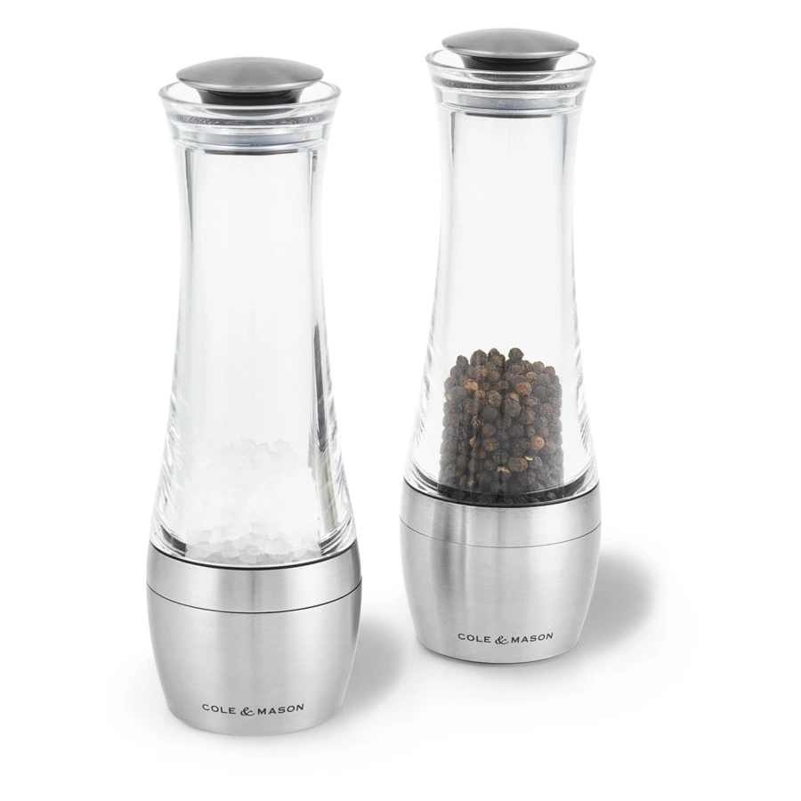 Набор мельниц для перца и соли Cole & Mason Amesbury 19см, 2шт, стекло