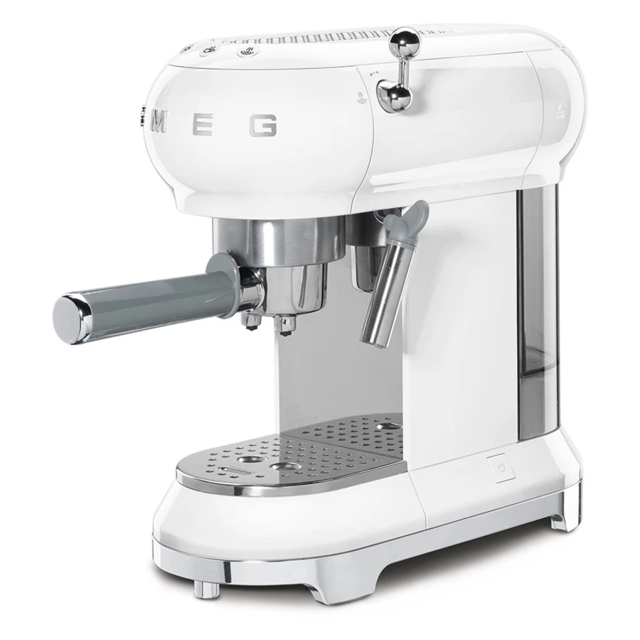Кофемашина-эспрессо рожковая SMEG ECF01WHEU белый