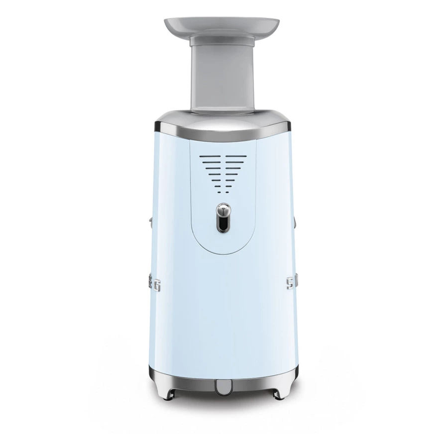 Соковыжималка шнековая SMEG SJF01PBEU, 43 об/мин, корпус пластик, пастельная голубая