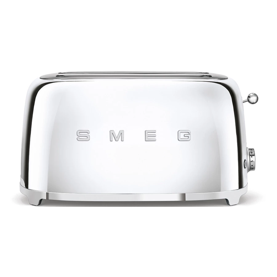 Тостер на 4 ломтика SMEG TSF02SSEU, 1500 Вт, хром