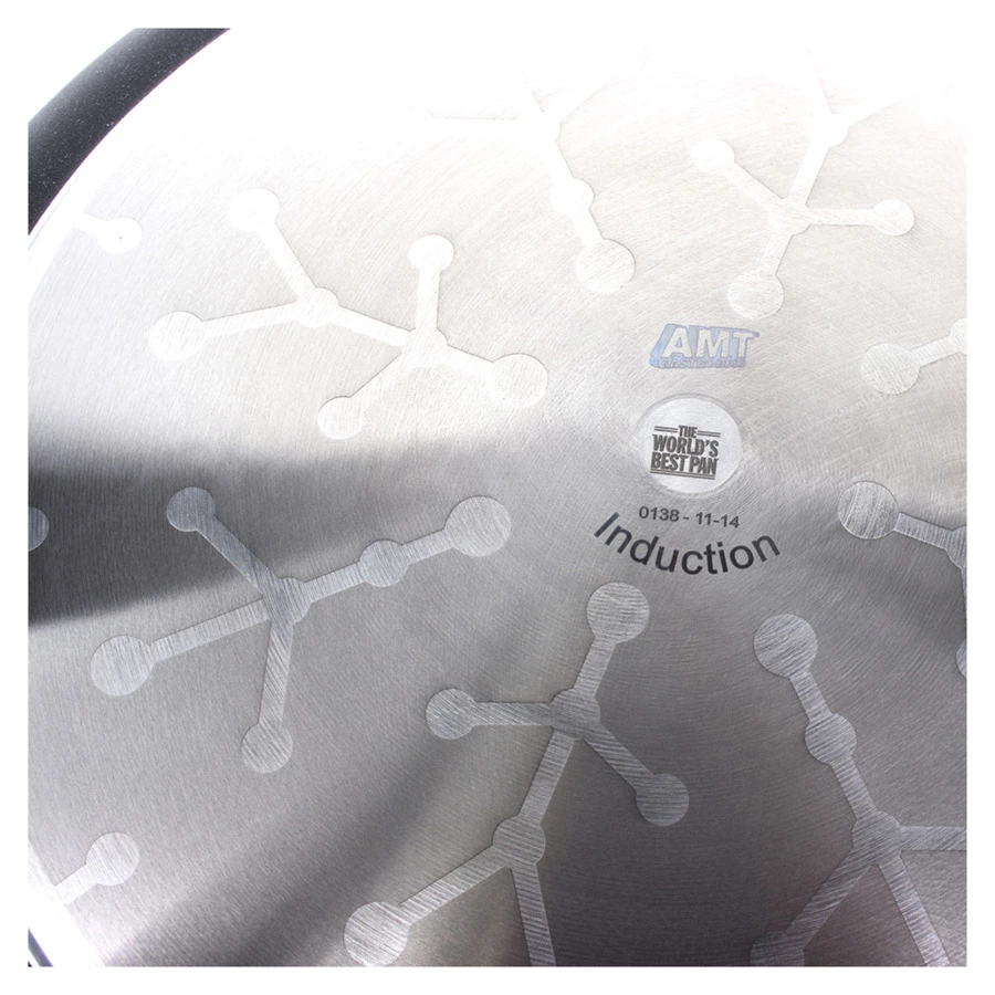 Сковорода Вок для индукции со съемной ручкой АМТ 32х11 см, алюминий