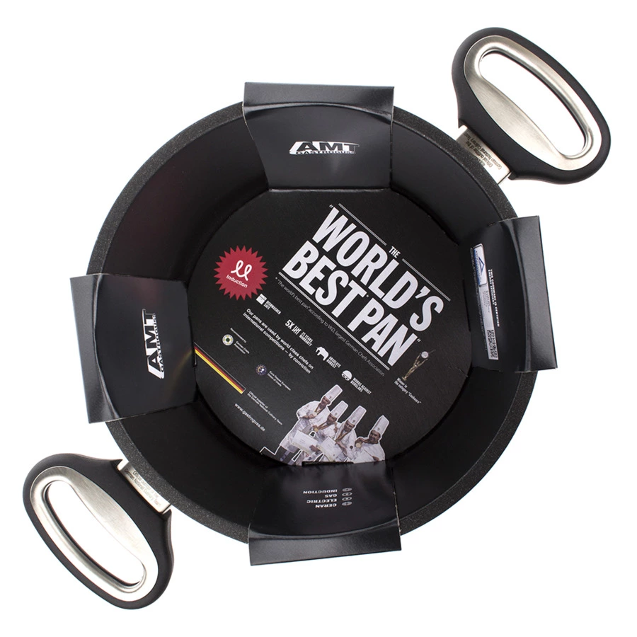 Кастрюля индукционная антипригарная АМТ 20 см, 3 л, алюминий