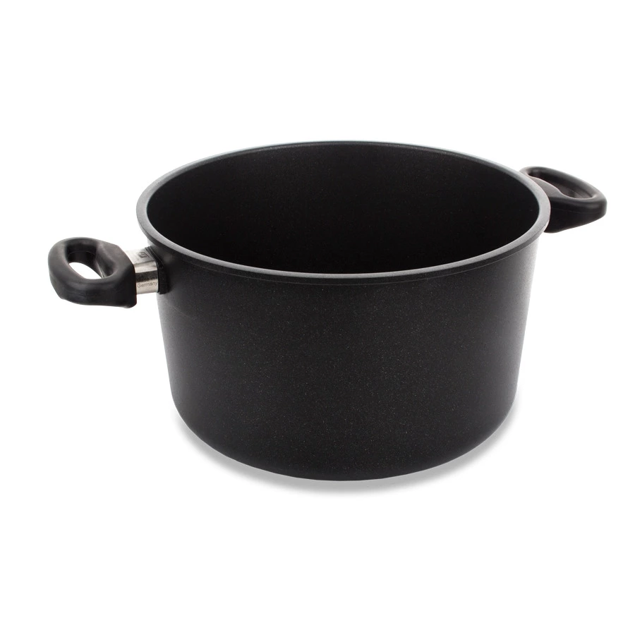 Кастрюля для индукции антипригарная АМТ 26х15 см 6,5 л, алюминий