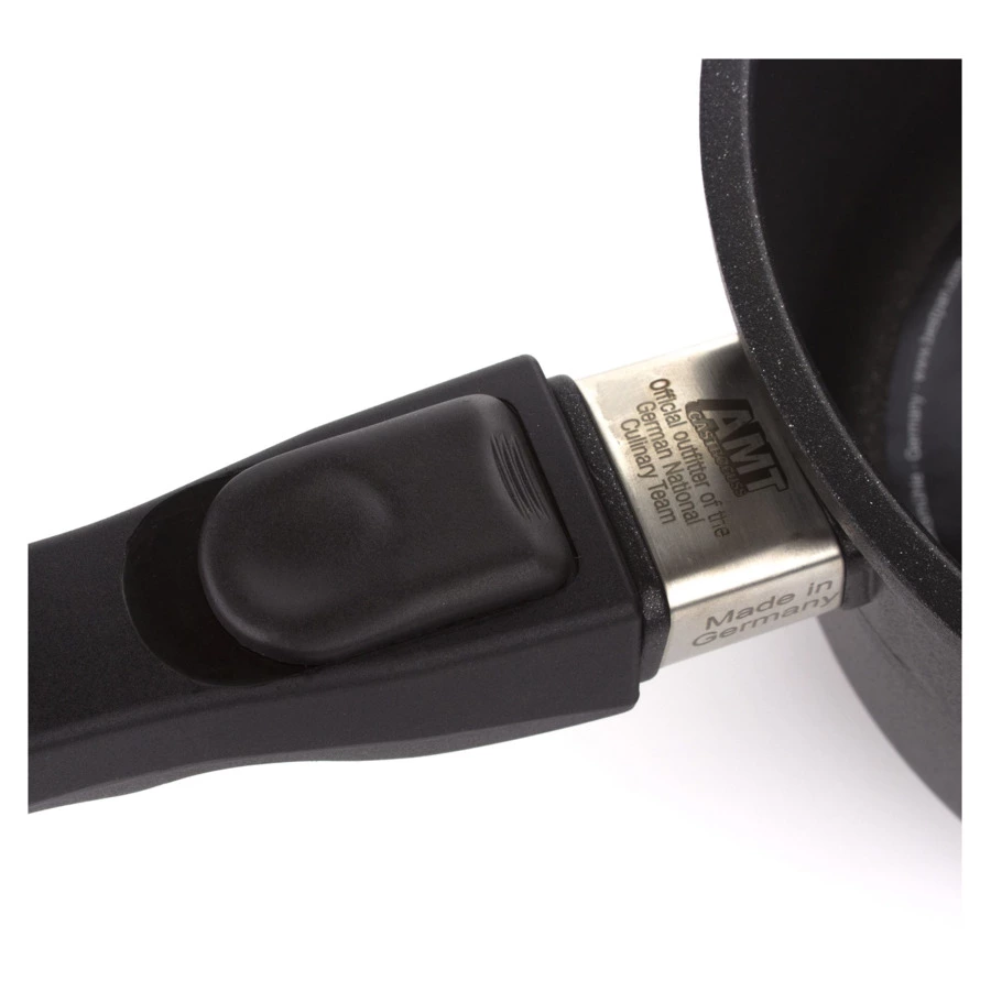 Ковш антипригарный для индукции со съемной ручкой АМТ 16х8 см, 900 мл, алюминий