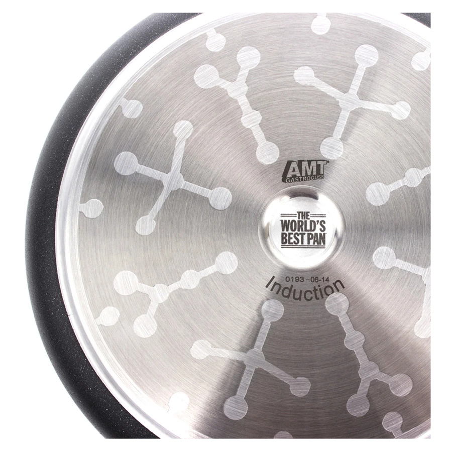 Ковш антипригарный для индукции со съемной ручкой АМТ 16х8 см, 900 мл, алюминий