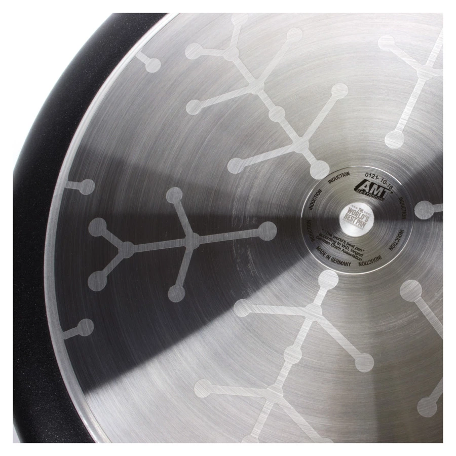 Сковорода для индукции со съемной ручкой антипригарная АМТ 32х5 см, алюминий