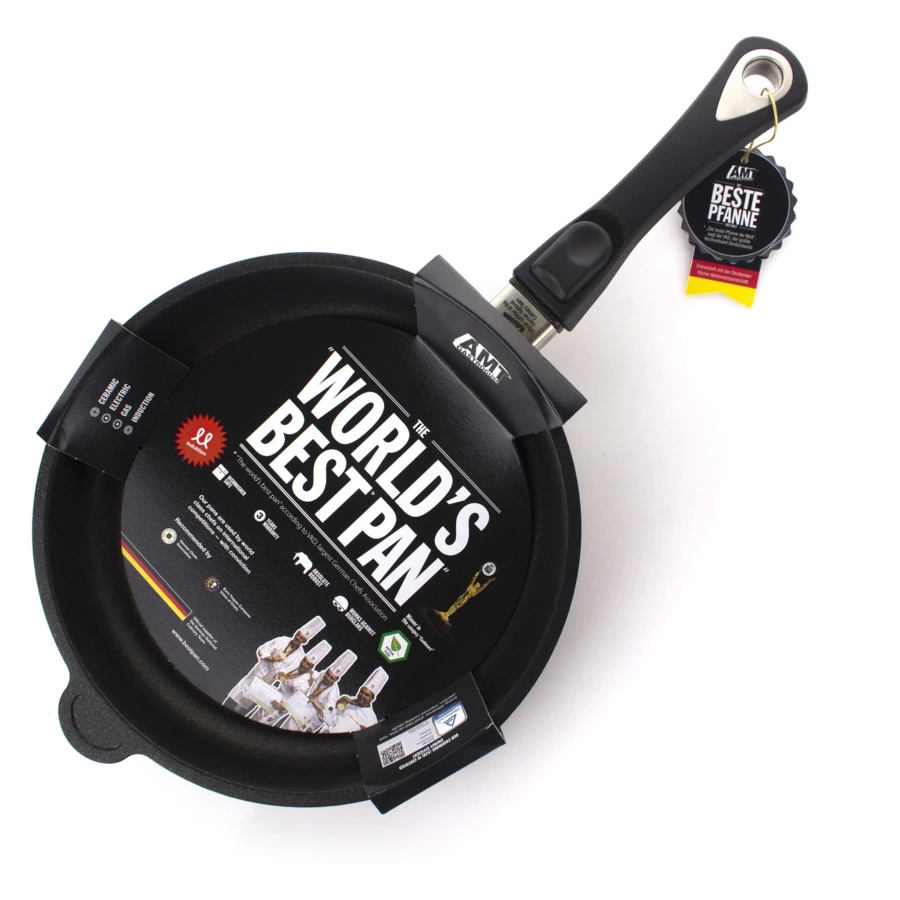 Сковорода для индукции со съемной ручкой антипригарная АМТ 32х5 см, алюминий