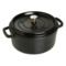 Кастрюля Staub 24 см, 3,8 л, чугун, черный