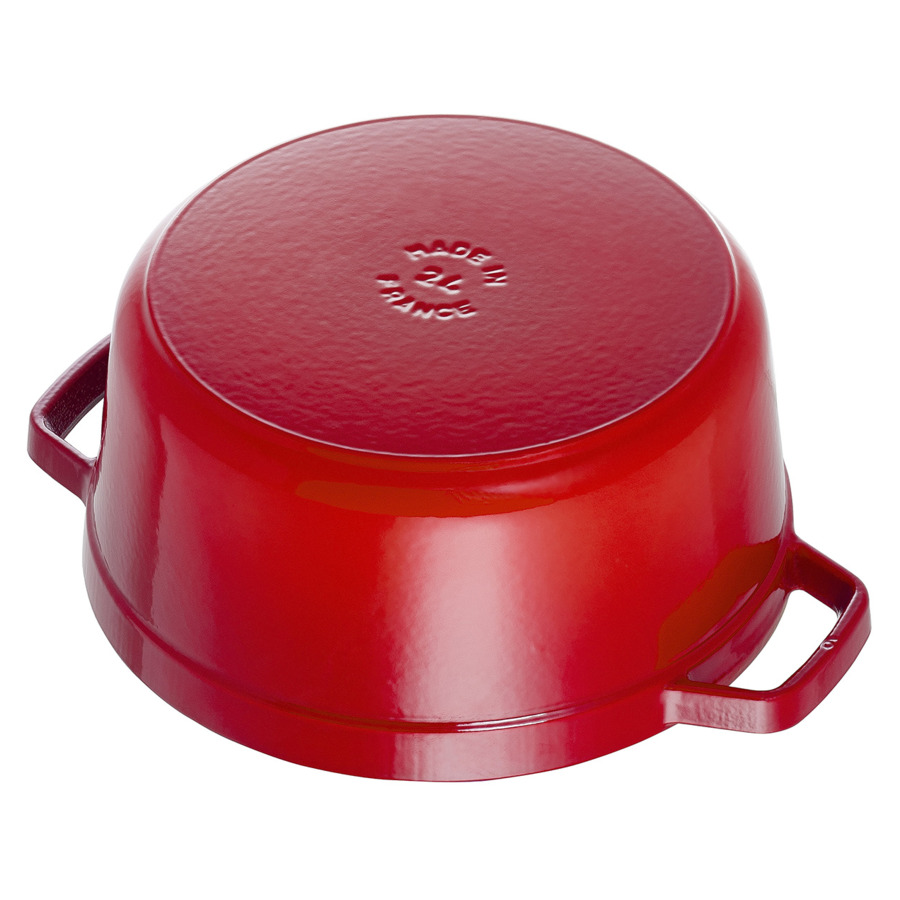 Кастрюля Staub 26 см, 5,2 л, чугун, вишневый