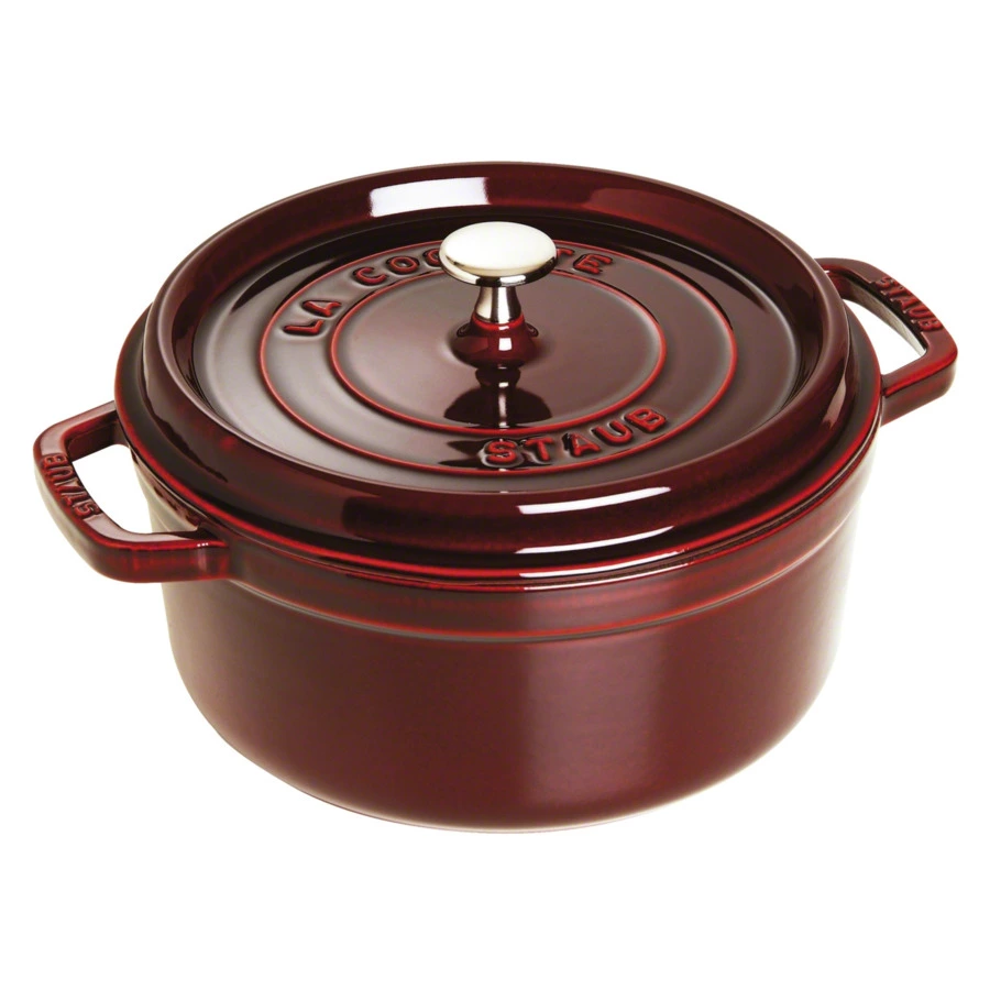 Кокот Staub La Cocotte 26 см 5,2 л, чугун, гранатовый