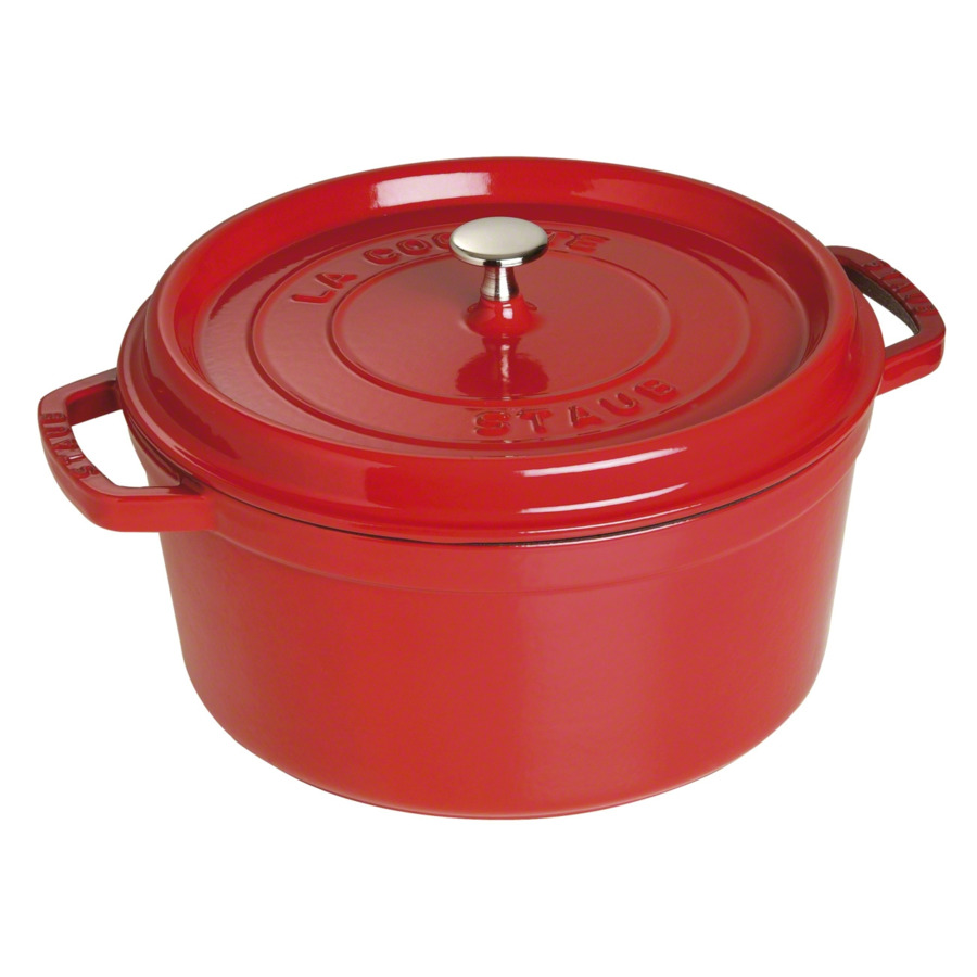 Кастрюля Staub 28 см, 6,7 л, чугун, вишневый