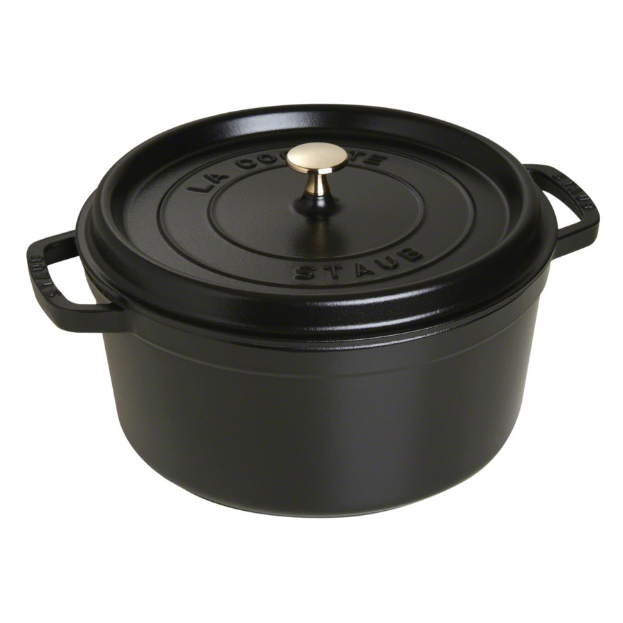 Кастрюля Staub 28 см, 6,7 л, чугун, черный - купить за 37500 руб. в Москве  | WILLIAMS OLIVER