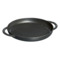 Сковорода гриль с двумя ручками Staub 26 см, черный, чугун, для индукции, духовки