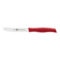 Нож универсальный Zwilling Twin Grip 12 см, сталь нержавеющая, красный