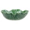 Салатник с резным краем Bordallo Pinheiro Капуста 22,5 см, керамика