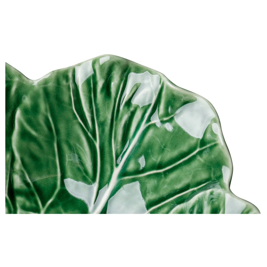 Салатник с резным краем Bordallo Pinheiro Капуста 22,5 см, керамика