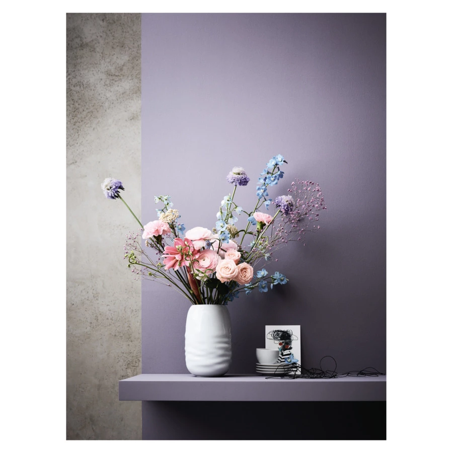 Ваза Rosenthal Вода 20 см, фарфор, белая