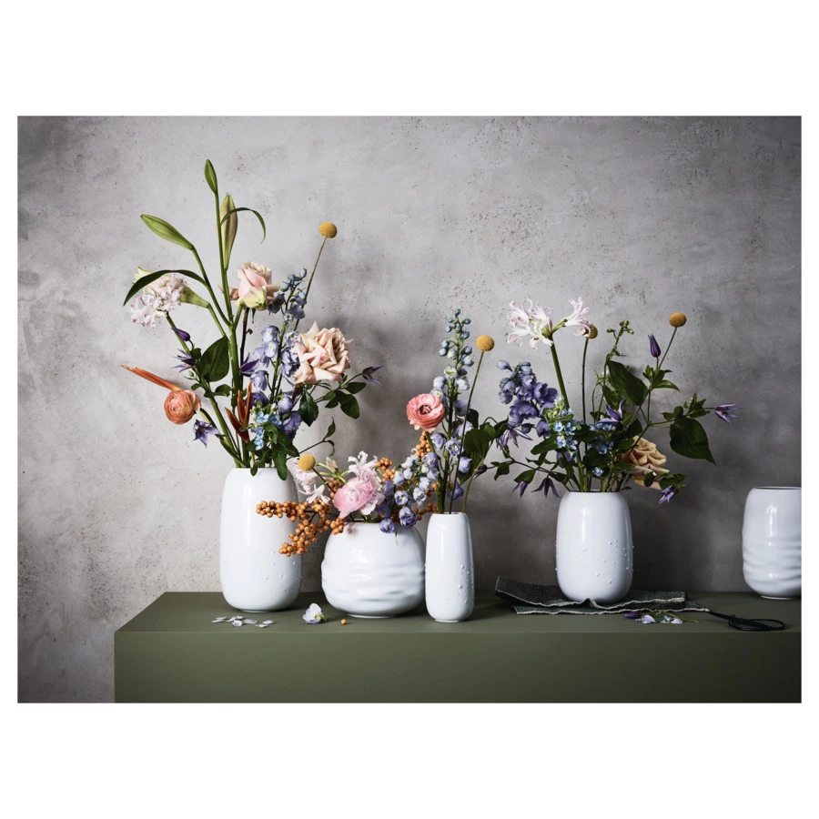 Ваза Rosenthal Вода 20 см, фарфор, белая