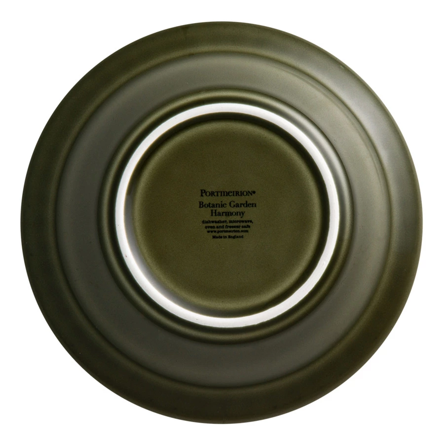 Тарелка для каши Portmeirion Ботанический сад.Гармония 16 см, темно-зелёная