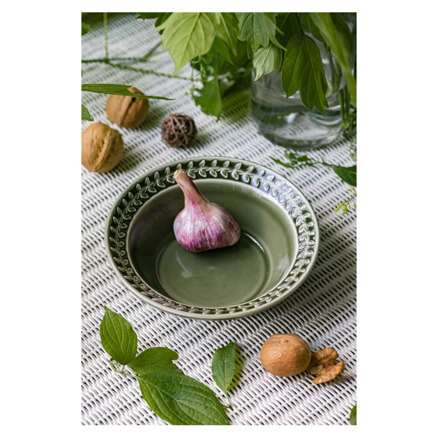 Тарелка для каши Portmeirion Ботанический сад.Гармония 16 см, темно-зелёная