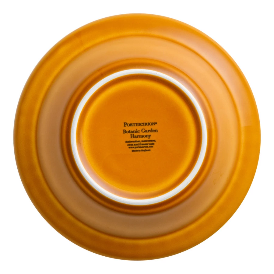 Тарелка для каши Portmeirion Ботанический сад Гармония 16 см, янтарная