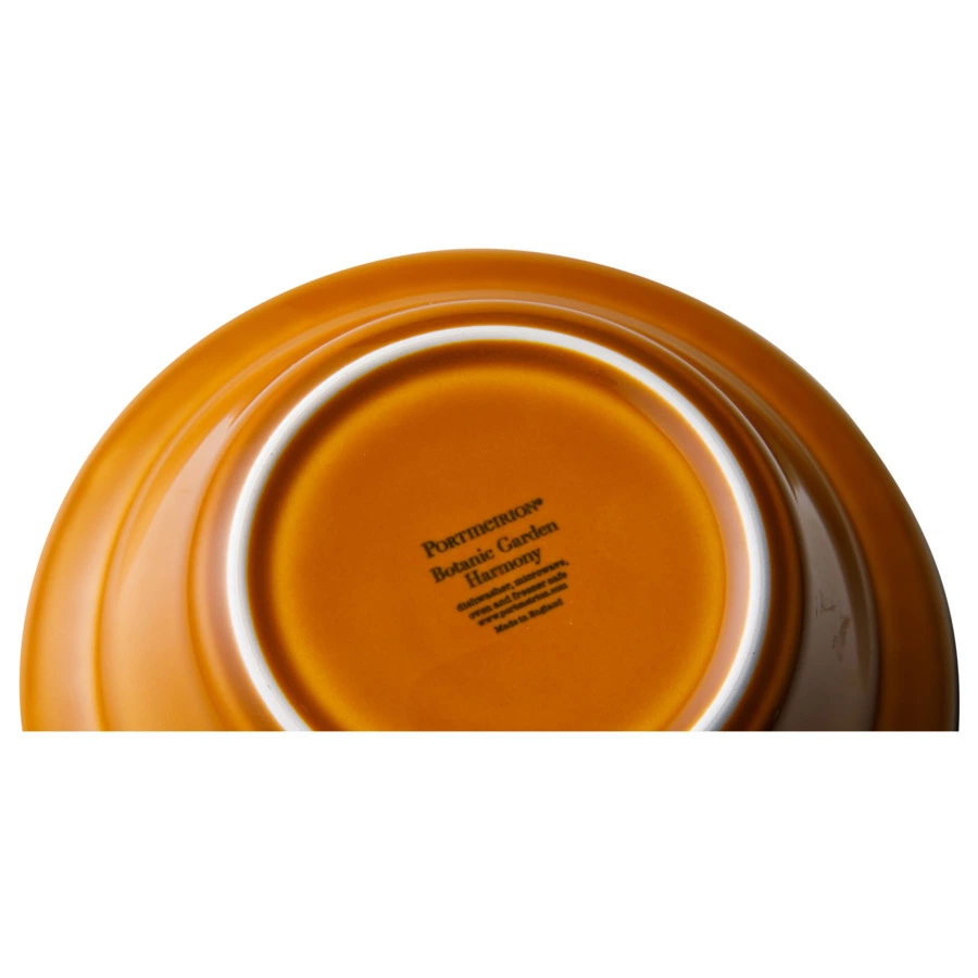 Тарелка для каши Portmeirion Ботанический сад Гармония 16 см, янтарная