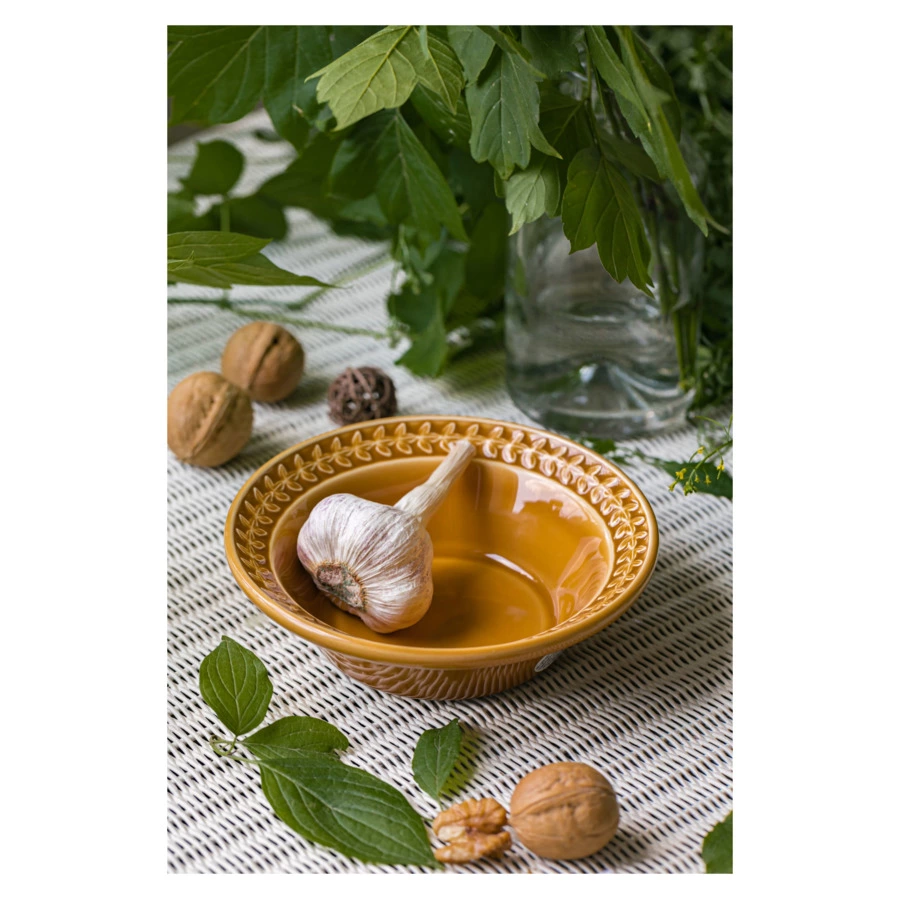 Тарелка для каши Portmeirion Ботанический сад Гармония 16 см, янтарная