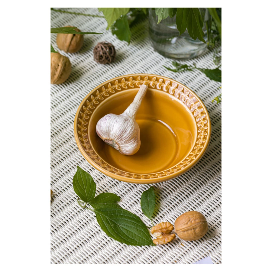 Тарелка для каши Portmeirion Ботанический сад Гармония 16 см, янтарная