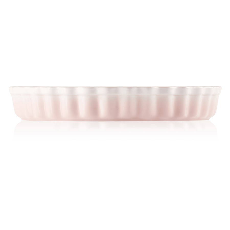Форма рифленая для выпечки 28см Le Creuset керамика, светло-розовый