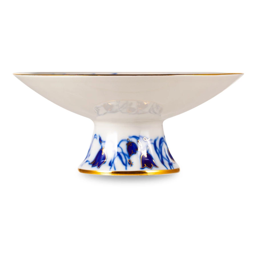 Ваза для конфет ИФЗ Колокольчики Лучистая, d19см, фарфор твердый