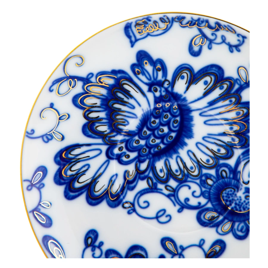 Ваза для фруктов ИФЗ Поющий Шатровая Сад d29 см, фарфор твердый