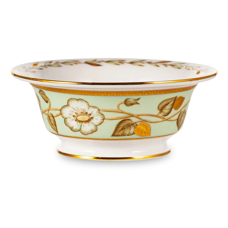 Салатник порционный ИФЗ Нефритовый фон Александрия 13 см, фарфор твердый