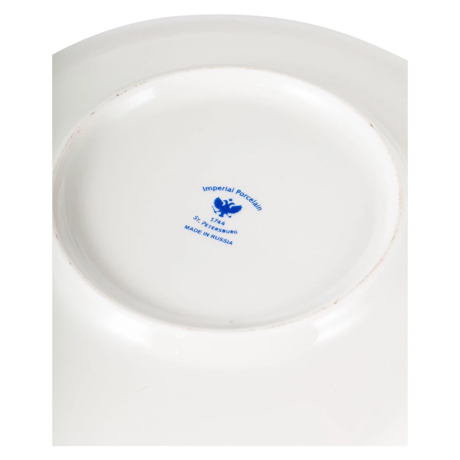 Сухарница ИФЗ Тюльпан Лунный d21,5 см, фарфор твердый