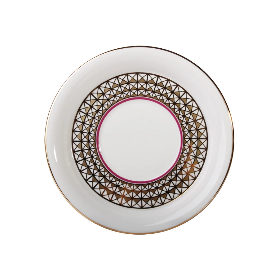 Чашка кофейная с блюдцем ИФЗ Замоскворечье Гербовая 160 мл, фарфор твердый