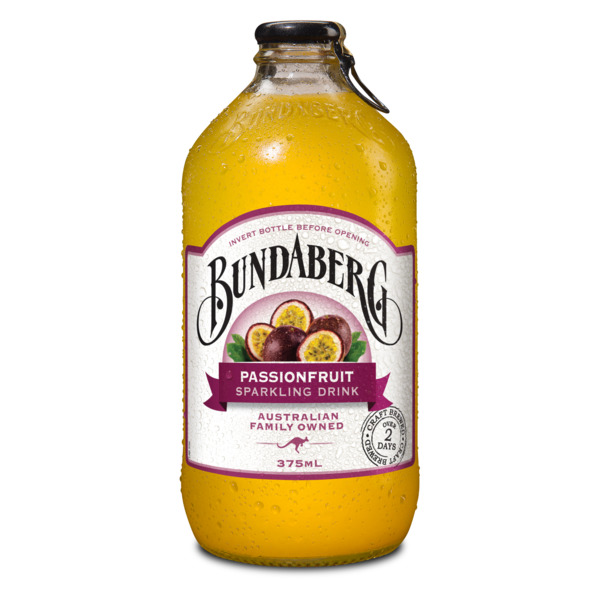 Лимонад Bundaberg Passion Fruit, 375 мл (маракуйя)