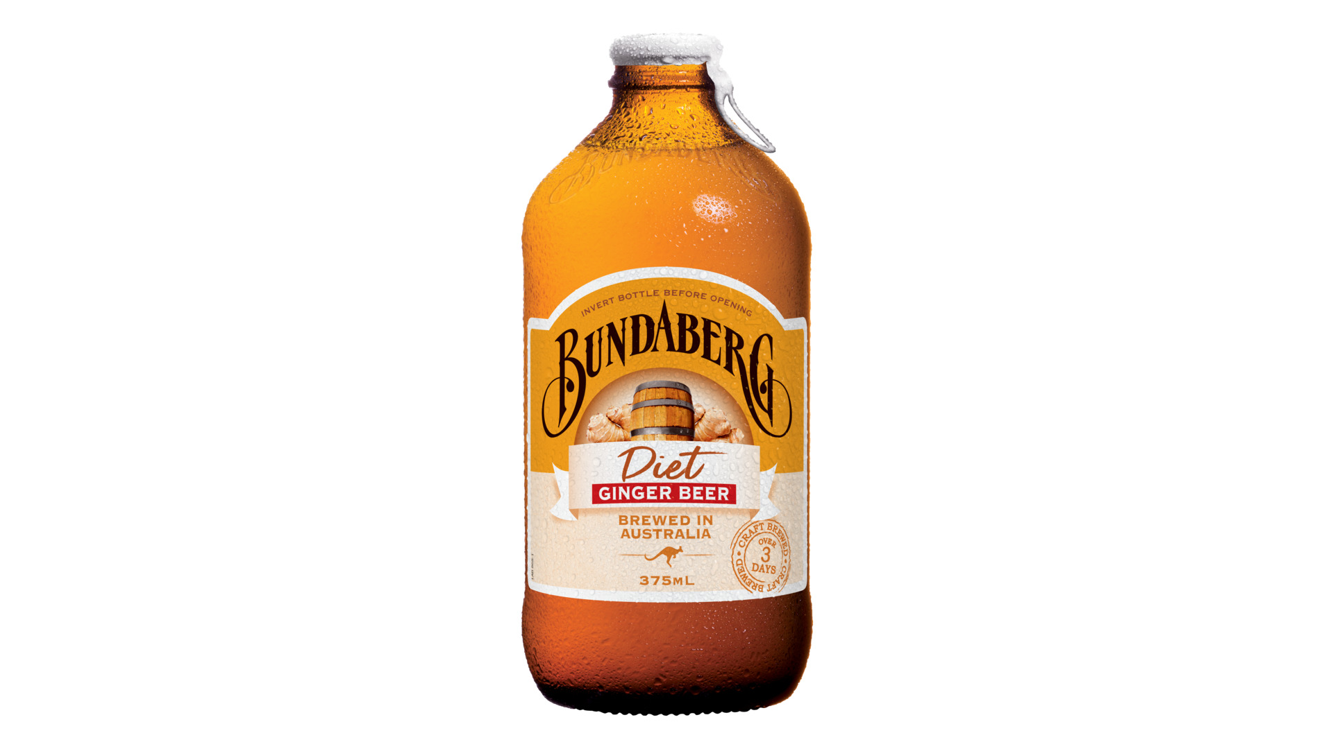 Лимонад Bundaberg Ginger Beer Diet 375 мл, имбирный низкокалорийный -  купить за 425 руб. в Москве | WILLIAMS OLIVER