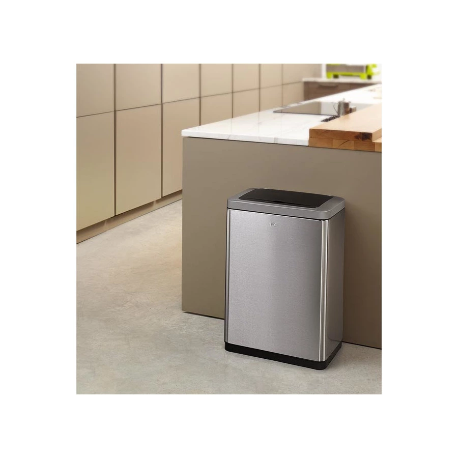 Ведро для мусора сенсорное EKO Bravia 12 л, сталь нержавеющая