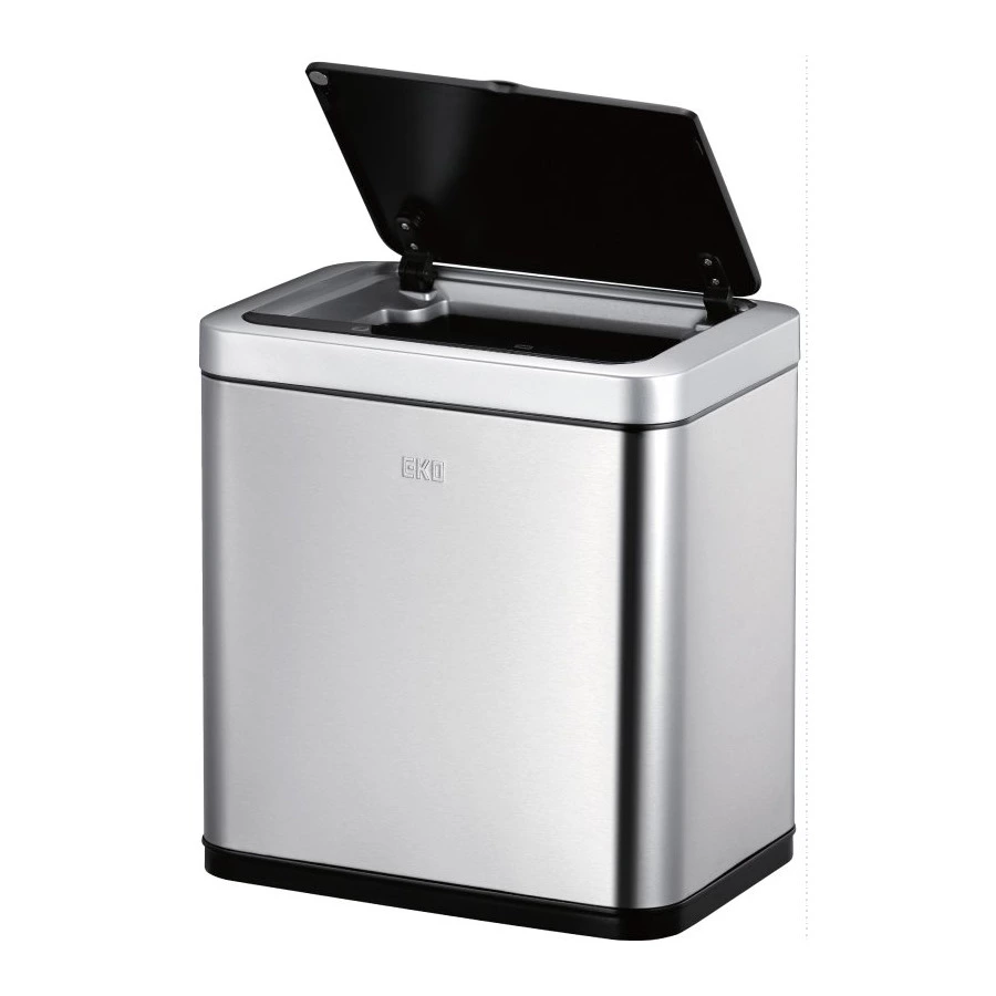 Ведро для мусора сенсорное EKO Bravia 12 л, сталь нержавеющая