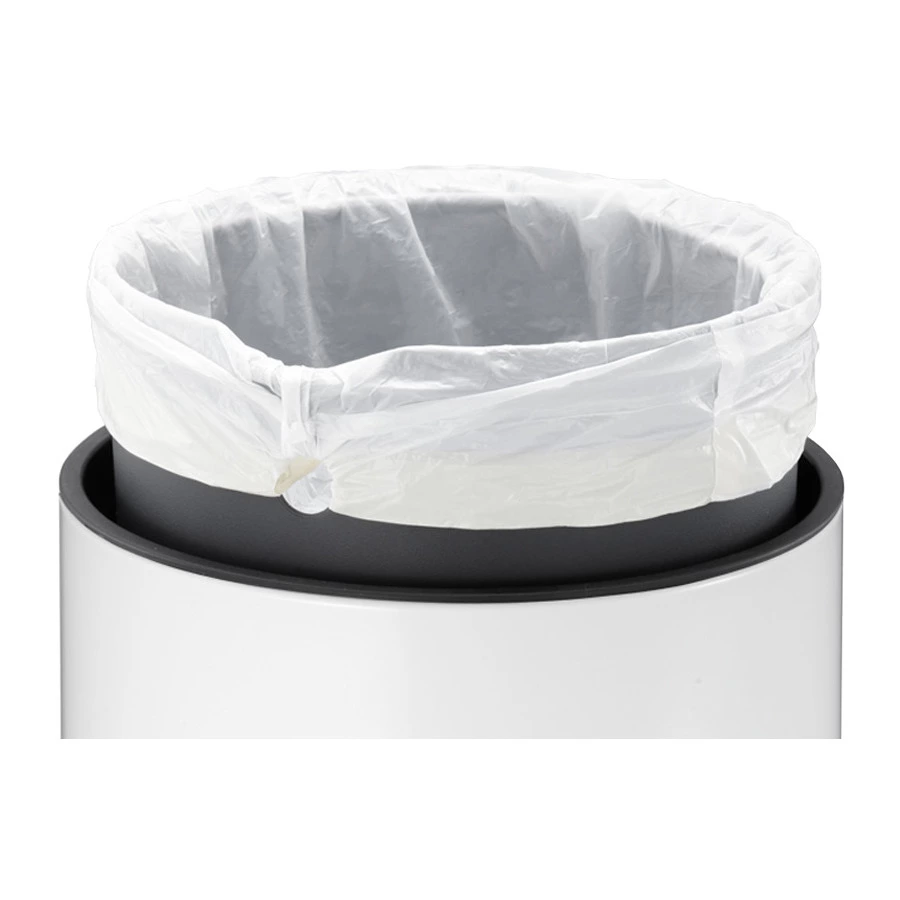 Ведро для мусора сенсорное EKO Galleria 9 л, сталь нержавеющая белое