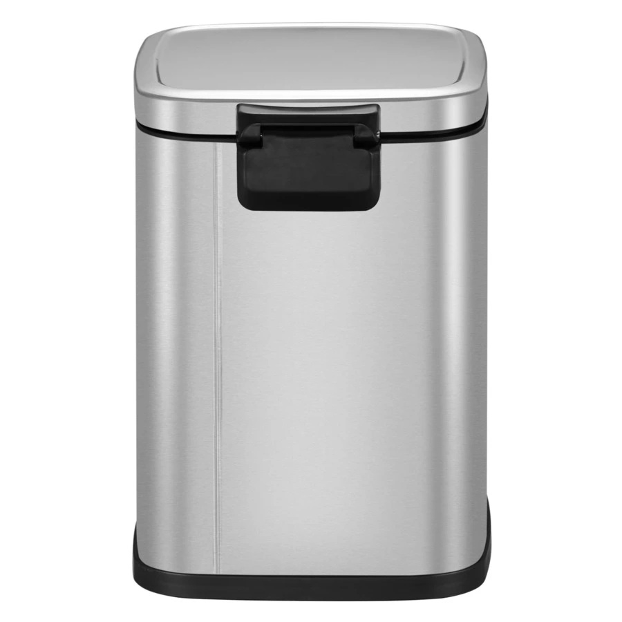 Ведро для мусора с педалью EKO Stella 6 л, сталь нержавеющая