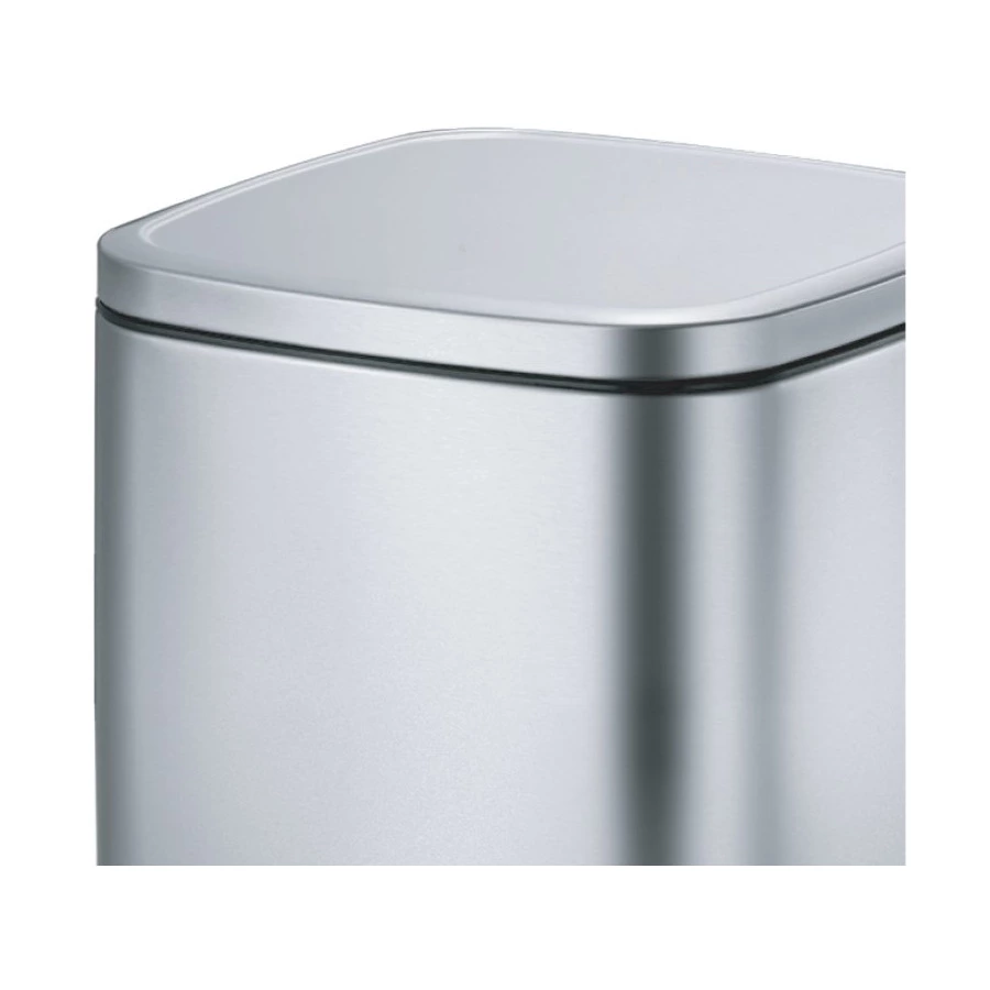 Ведро для мусора с педалью EKO Stella 6 л, сталь нержавеющая
