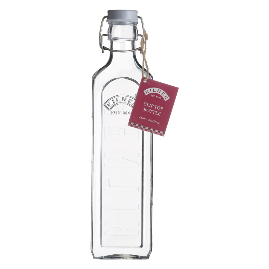 Бутылка Kilner с мерными делениями, Clip Top, 1л