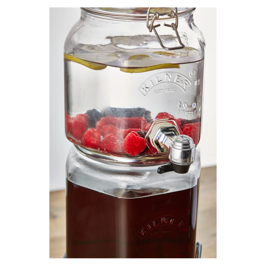 Набор лимонадников на подставке Kilner, 2,1л+3,1л