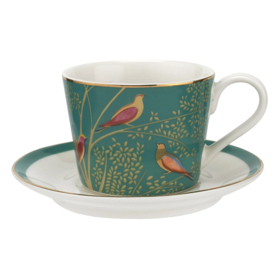 Набор чашек для эспрессо с блюдцами Portmeirion Сара Миллер Челси 110 мл, 4 шт, п/к