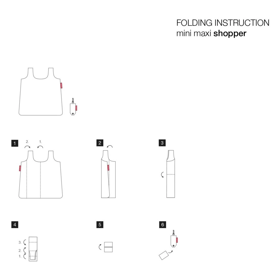 Сумка складная Reisenthel, "Mini maxi pocket", фиолетовая