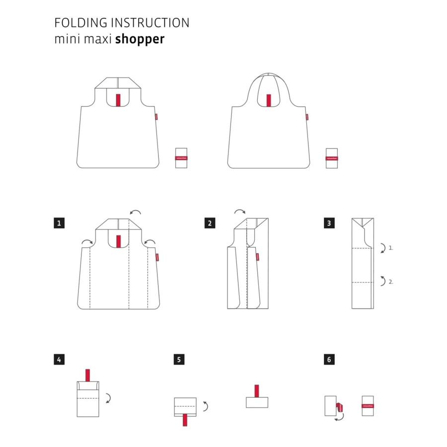 Сумка складная Reisenthel, "Mini maxi shopper", оранжевая