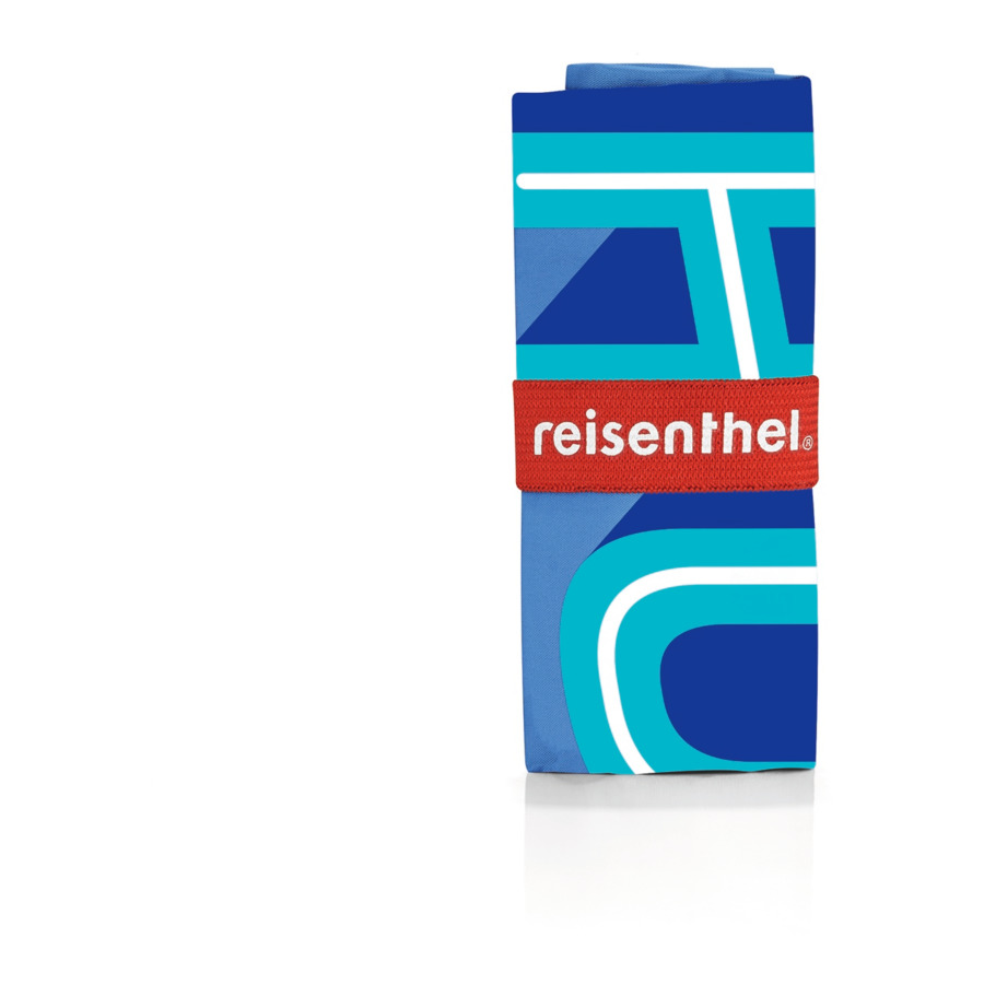 Сумка складная Reisenthel Mini maxi shopper, "Oh yes", синяя