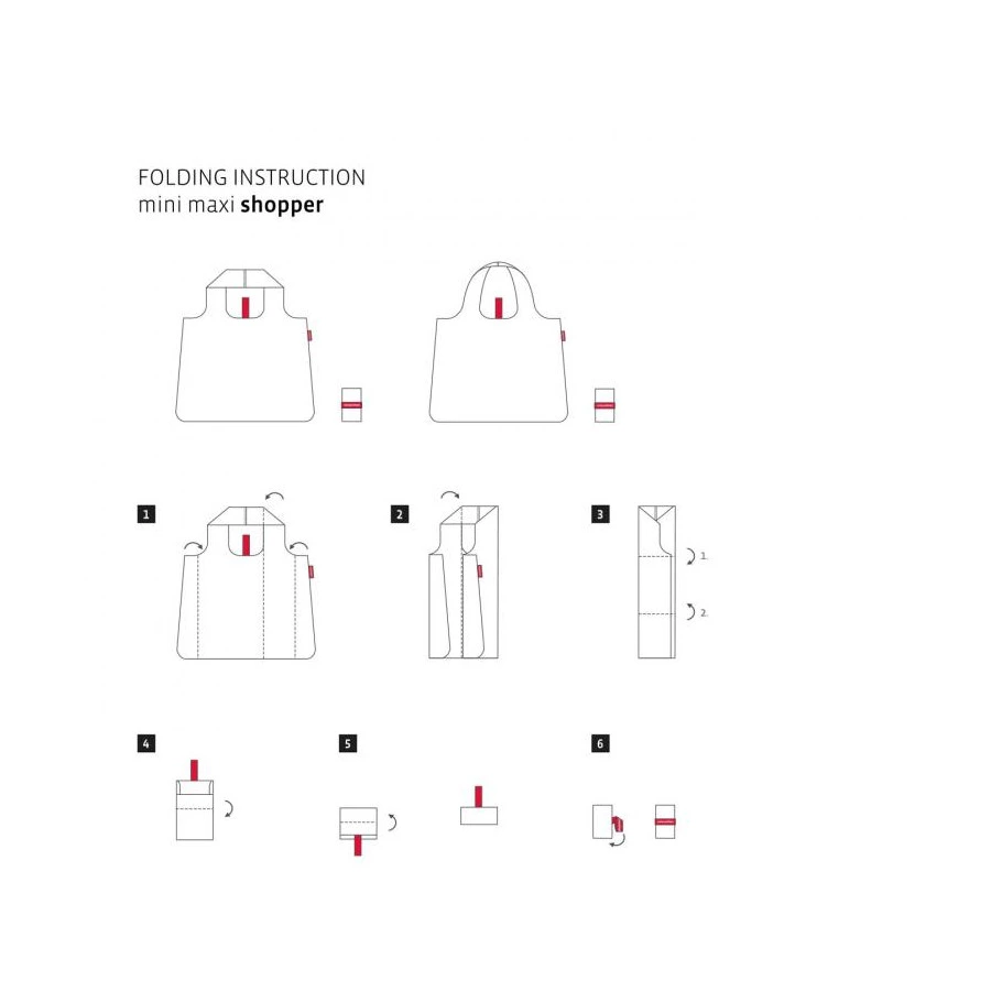 Сумка складная Reisenthel, "Mini maxi shopper", многоцветная