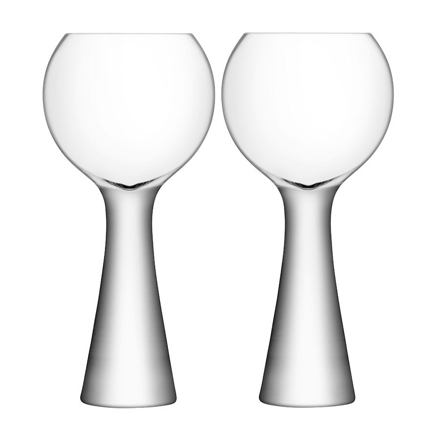 Набор бокалов для вина LSA International Moya 550 мл, 2 шт, стекло набор разноцветных бокалов для вина lsa international polka 400 мл 4 шт стекло
